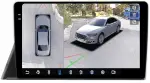 Магнитола для Toyota Sienta 2 2015-2022 - FarCar BX10-360-9548 монитор 10.36" 2K QLED на Android 13, Быстрая, CarPlay, 4G SIM-слот, 4 камеры в комплекте