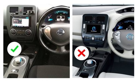 Магнитола для Nissan Leaf 1 ZE0 2010-2017 (экран климата снизу) - CanBox 9-NI127N Android 10, 8-ядер, SIM-слот