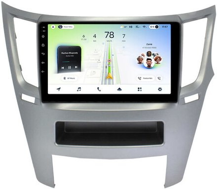 Магнитола для Subaru Legacy 5, Outback 4 2009-2014 (правый руль) - Teyes CC4L монитор 9" IPS на Android 14, Snapdragon 662, CarPlay, 4G SIM-слот