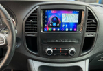 Магнитола для Mercedes-Benz Viano/Vito W639, Vito W447, A класс W169, B класс W245, Sprinter W906, VW Crafter - FarCar 068M монитор 9.5" QLED на Android 14, TS18, CarPlay, 4G SIM-слот