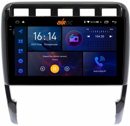 Магнитола для Porsche Cayenne 2002-2010 - AIROC 2K RI-2921 Android 12, QLed+2K, ТОП процессор, 8/128Гб, CarPlay, SIM-слот