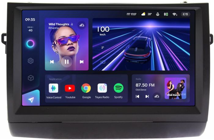 Магнитола для Toyota Prius 20 2003-2011 (вниз, авто с JBL) - Teyes CC3L на Android 10, 8-ядер, CarPlay, 4G SIM-слот