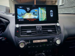 Магнитола для Toyota Land Cruiser Prado 150 2013-2017 (поддержка 360) - Kuberg KP-T1203FW монитор 12.5" в стиле LEXUS на Android 12, TS10, CarPlay, 4G SIM-слот