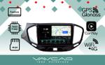 Магнитола для Lada Vesta 2015-2022 - Vaycar VA33-1205-2K на Android 13, Быстрая, 2K QLED, CarPlay, 4G SIM-слот
