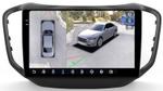 Магнитола для Chery Tiggo 5 2014-2020 - FarCar BX1036M-360 монитор 10.36" 2K QLED на Android 13, Быстрая, CarPlay, 4G SIM-слот, 4 камеры в комплекте