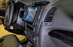 Магнитола для KIA Sorento 2 XM 2012-2020 c экраном климата снизу (рамка-накладка) - Airok RM-2301 Android 12, 8-ядер, 4/64Гб, SIM-слот