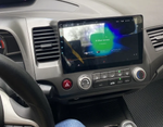 Магнитола для Honda Civic 7 2001-2005 левый руль - Teyes CC2 PLUS монитор 9" QLED на Android 10, ТОП процессор, 4Гб+64Гб, 4G SIM-слот