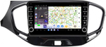 Магнитола для Lada Vesta 2015-2022, Vesta Cross - Kuberg OL-9061 (кнопки и крутилки) Android 13, TS20, 6+128Гб, CarPlay, 4G SIM-слот
