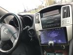 Магнитола для Toyota Harrier XU30 2003-2013, Lexus RX 2003-2009 (монохром, рамка вниз) - Teyes CC3L монитор 9" IPS на Android 10, CarPlay, 4G SIM-слот
