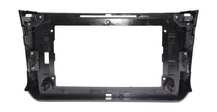 Комплект рамки с разъёмами 10" Nissan Sentra/Sylphy B17 2012-2023, Tiida 2015 матовая