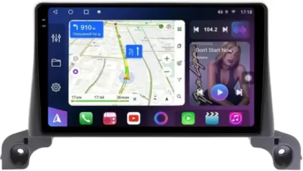 Магнитола для Peugeot 3008, 5008 2016-2022, 4008 2020+ - FarCar BM9-2K-9638 монитор 9.5" 2K QLED на Android 14, TS10, 4+32Гб, CarPlay, 4G SIM-слот