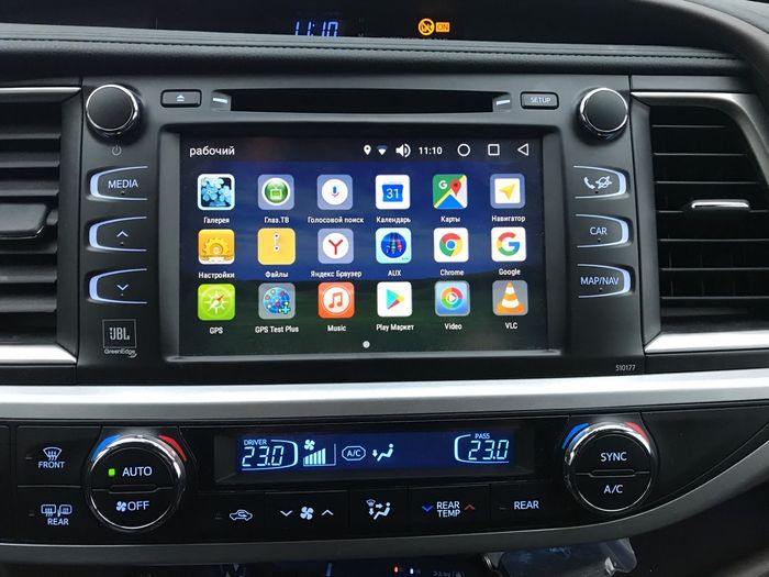 Мультимедиа блок для Toyota Highlander U50 2013-2020 - RDL-01-8/128 на Android 12, ТОП процессор, Carplay, 4G SIM-слот, 8/128ГБ