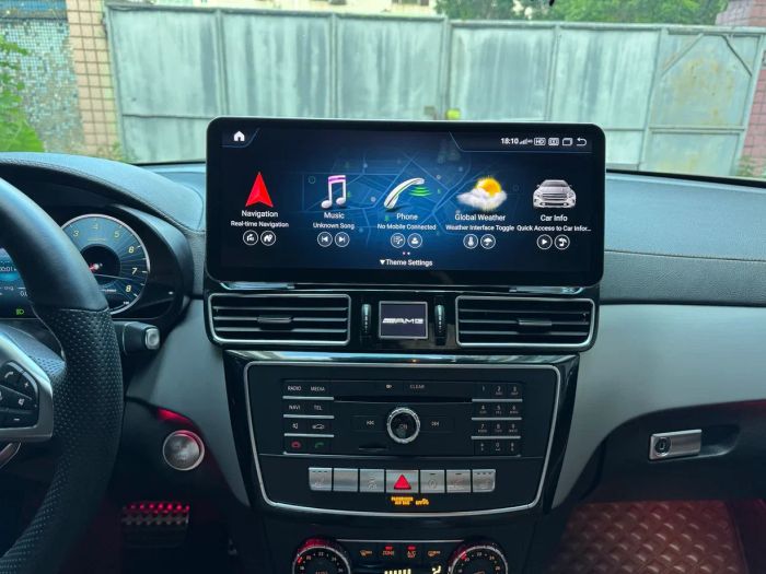Магнитола для Mercedes-Benz ML W166, GL X166, 2011-2015 NTG 4/4.5 - Kuberg FY-G015 на Android 14, Быстрая, 4G SIM-слот, CarPlay