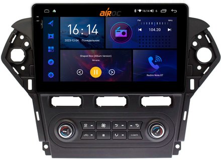 Магнитола для Ford Mondeo 4 2010-2015 (для любых комплектаций) - AIROC 2K RI-1713 Android 12, QLed+2K, ТОП процессор, 8/128Гб, CarPlay, SIM-слот