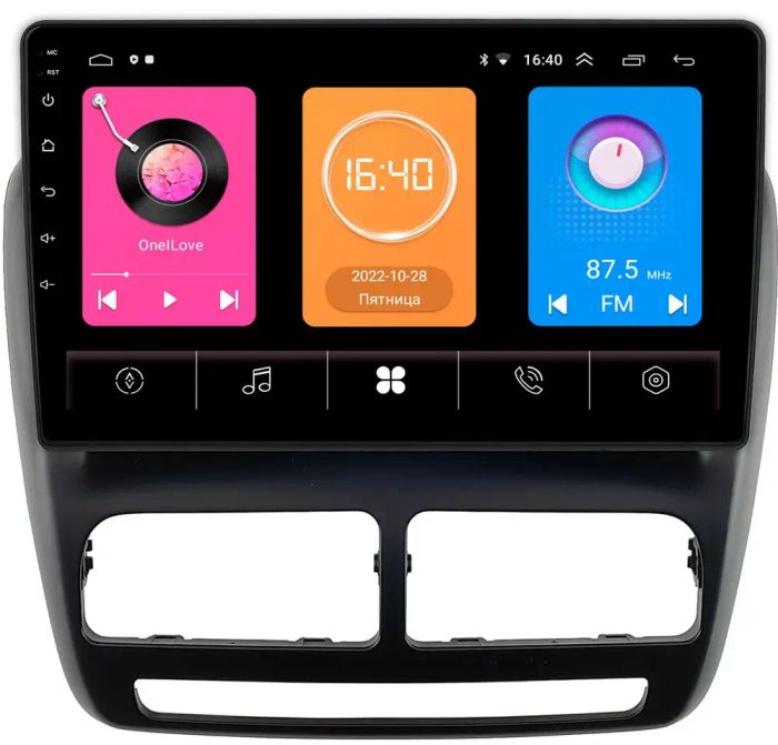 Магнитола для FIAT Doblo 2009-2015 -  GT10-1401 на Android 10, 2ГБ-16ГБ