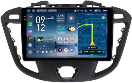 Магнитола для Ford Transit Custom, Tourneo Custom 2012-2019 - Teyes CC4-PRO монитор 9.5" 2K QLED на Android 13, Snapdragon 778G, ИИ, CarPlay, DSP, 4G SIM-слот