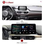 Магнитола для Mazda 6 2015-2018 - Redpower 85022XLMPRO монитор 12.3" QLED в стиле Audi, Android 14, Быстрейшая, CarPlay, 4G SIM-слот