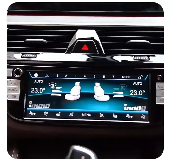 Сенсорная панель климата BMW X4 G02 2017-2023 - Kuberg ZF-2025-G02 c LCD (ЖК) экраном 8.8"