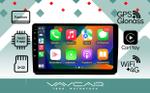 Магнитола для KIA Optima 2013-2015 (рамка-накладка) - Vaycar VA27-0345 на Android 13, Быстрая, 4G SIM-слот
