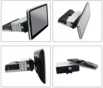 1DIN магнитола с поворотным 10" монитором - Canbox M-Line 7912 Android 10, 4G SIM-слот