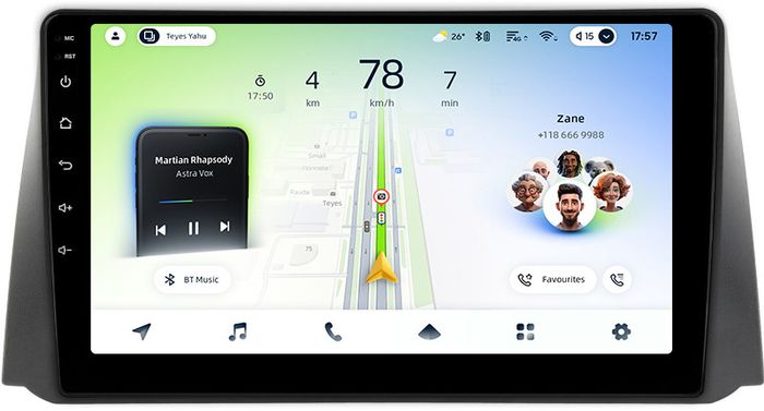 Магнитола для УАЗ Патриот Пикап Профи 2016+ (рамка тип 2) - Teyes CC4L монитор 9" IPS на Android 14, Быстрая, Snapdragon 662, CarPlay, 4G SIM-слот