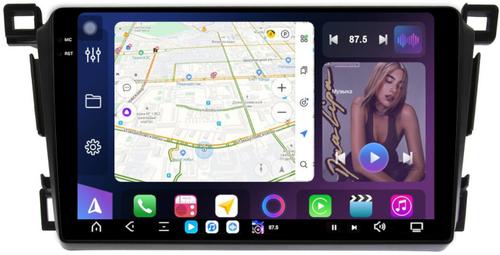 Магнитола для Toyota RAV4 XA40 2012-2019 (рамка под 9") - FarCar XXL9-7055-9 монитор 9.5" 2K QLED на Android 14, TS20, 8+256Гб, CarPlay, 4G SIM-слот