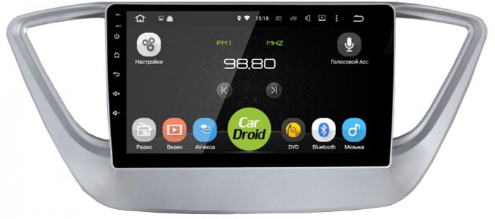 Магнитола для Hyundai Solaris 2 2017-2022, Solaris HS 2024+ - Airok RM-2011F на Android 10, 8-ЯДЕР, 4ГБ-64ГБ