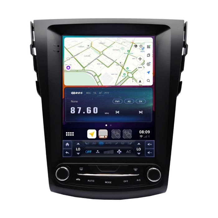 Магнитола для Toyota RAV4 30 2005-2012, Vanguard - Kuberg ZF-1121-Q6 вертикальный экран 10.4" в стиле "Тесла" на Android 11, CarPlay, 4G SIM-слот