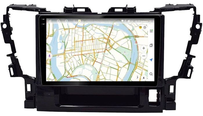 Магнитола для Toyota Alphard 30, Vellfire 2015-2023 (менее 10 динамиков, правый руль) - Vaycar VA77-0564-2K на Android 13, 8-ядер, 2K QLED, ТОП процессор, CarPlay,4G SIM-слот