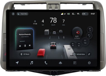 Магнитола для Toyota Land Cruiser Prado 150 2009-2013 (взамен 7" навигации) - Teyes CC4-PRO монитор 13" 2K QLED на Android 13, Snapdragon 778G, ИИ, CarPlay, DSP, 4G SIM-слот
