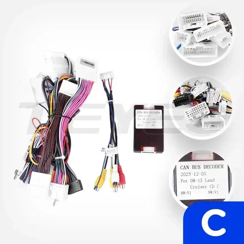 Магнитола для Toyota Land Cruiser 200 2007-2015 (штатная КЗВ или 360) - FarCar BM9-2K-9006+LVDS монитор 9.5" 2K QLED на Android 14, TS10, 4+32Гб, CarPlay, 4G SIM-слот