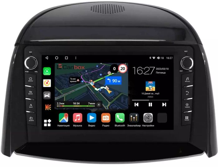 Магнитола для Renault Koleos 2008-2016 - Canbox 9-1306 Android 10, Быстрая, CarPlay, 4G SIM-слот