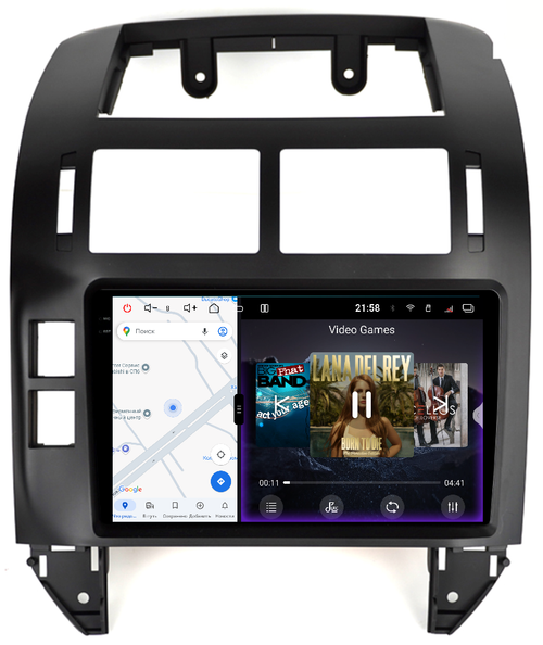 Магнитола для Volkswagen Polo 4- Redpower 85133 PRO/PROmax ТОП звук, 2K QLED, Android 14, CarPlay, 4G SIM-слот