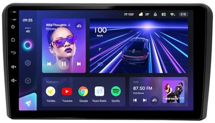 Магнитола для AUDI A3 2003-2012 - Teyes CC3 Android 10, ТОП процессор, 4/32 Гб, CarPlay, SIM-слот