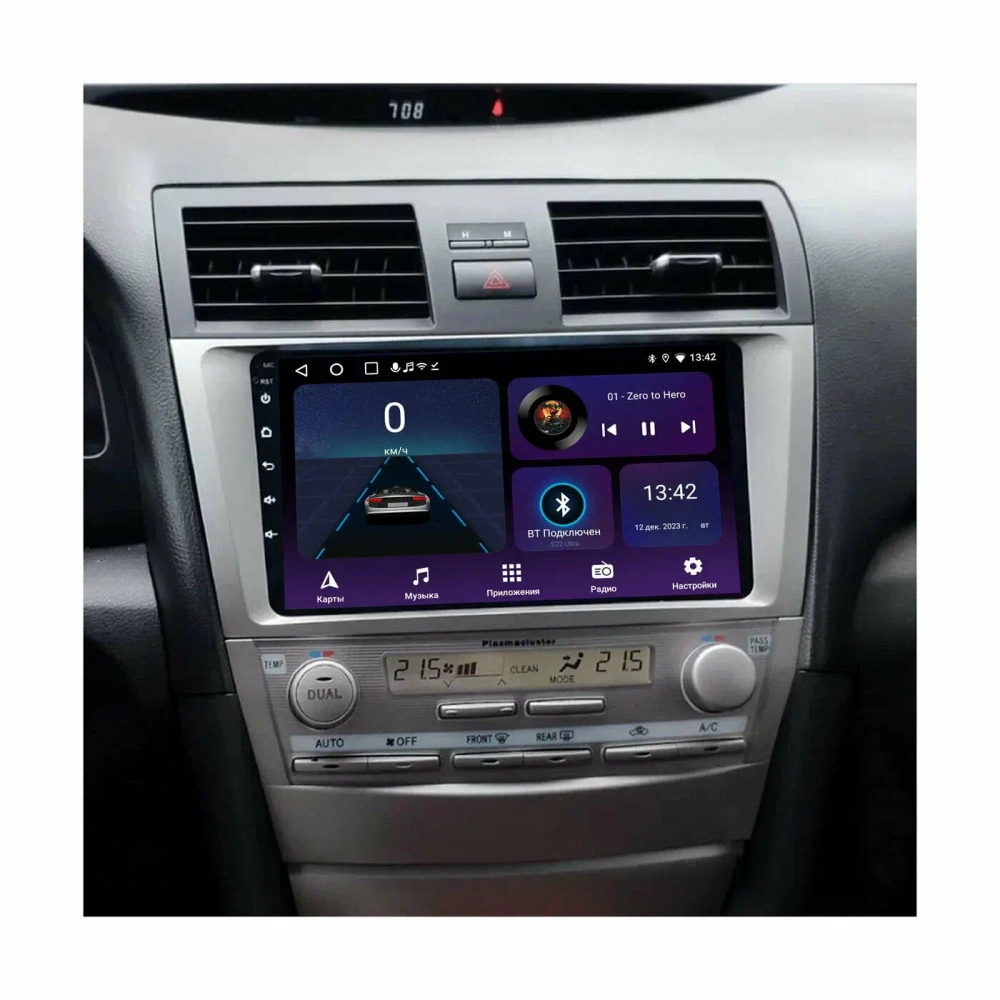 Магнитола для Toyota Camry 40 2006-2011 - FarCar DX1171M монитор 9.5" IPS на Android 13, 4+64Гб, CarPlay