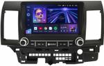 Магнитола для Mitsubishi Lancer X 2007-2016 (рамка с крутилками и кнопками) - Teyes CC3 на Android 10, Быстрая, QLED, CarPlay, 4G SIM-слот