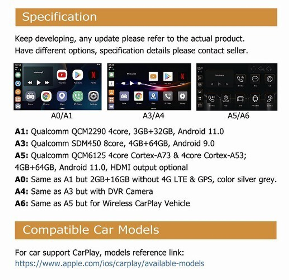 Андроид-блок для Chery Tiggo 2020+, Omoda C5, S5 со штатным проводным CarPlay - Kuberg OL-AI на Android 11, подключение по USB
