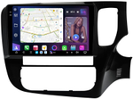 Магнитола для Mitsubishi Outlander 3 2012-2021 (правый руль) - FarCar GX9-7263R9 монитор 9.5" 2K QLED на Android 14, TS20, 6+128Гб, CarPlay, 4G SIM-слот