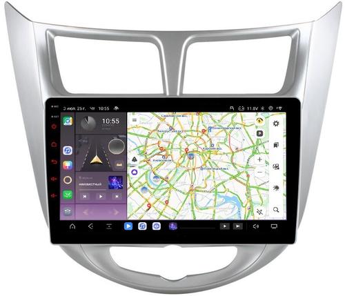 Магнитола для Hyundai Solaris 2010-2016 - Kuberg OL-9707 QLed, Android 13, TS20, CarPlay, SIM-слот
