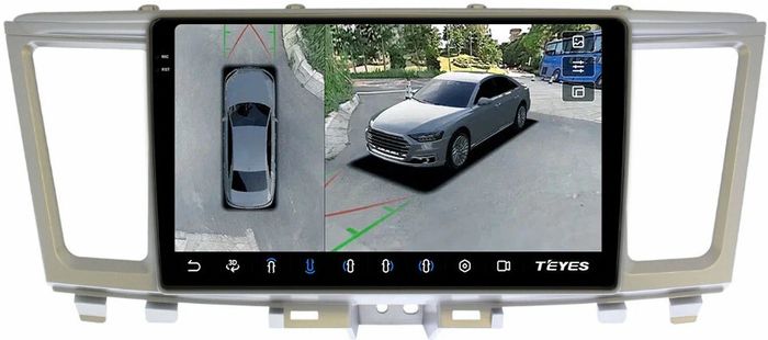 Магнитола для Infiniti QX60, JX35 2012-2016 (пластиковый верх) - Teyes CC3-2K-360 монитор 9.5" 2K QLED на Android 10, 6Гб+128Гб, CarPlay, 4G SIM-слот, 4 камеры в комплекте