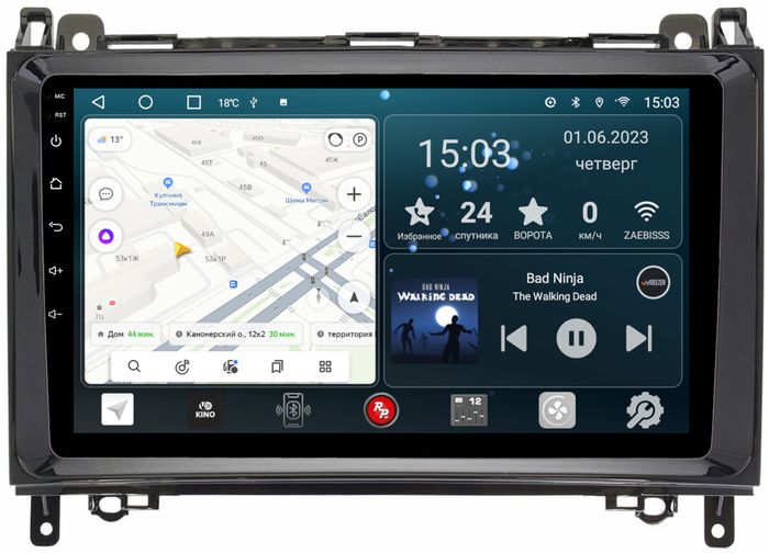 Магнитола для Mercedes-Benz Viano/Vito W639, Vito W447, A класс W169, B класс W245, Sprinter W906, VW Crafter - Redpower 068 Android 10, ТОП процессор, 6Гб+128Гб, CarPlay, SIM-слот