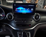 Магнитола для Mercedes-Benz V-класс (W447) 2019-2022 NTG 6.0 - Parafar PF6918A138/128V монитор 10.25" на Android 13, 8Гб+128Гб, CarPlay, 4G SIM-слот