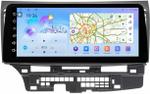 Магнитола для Mitsubishi Lancer X 2007-2016 (рамка 9) - FarCar монитор 12.3" 2K QLED на Android 14, Быстрая, CarPlay, 4G SIM-слот