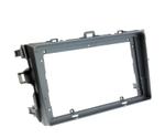 Комплект рамки с разъёмами 9" Toyota Corolla Axio, Fielder 2006-2013 (антрацит) MFB дисплея