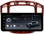 Магнитола для Toyota Highlander 1 XU20 / Kluger / 2000-2007 - Teyes LUX ONE ROUND монитор 12.3" 2K QLED на Android 10, Быстрая, CarPlay, 4G SIM-слот
