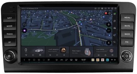 Магнитола для Mercedes-Benz GL (X164), ML (W164) 2005-2012 (рамка с крутилками и кнопками) - Kuberg EW-9950 QLed+2K, Android 13, UIS7870 (DUDU7), CarPlay, SIM-слот