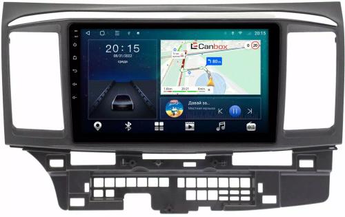 Магнитола для Mitsubishi Lancer X 2007-2016 - CanBox 9-MI113N Android 10, 8-ядер, SIM-слот