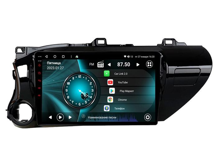 Магнитола для Toyota Hilux 2015+ - Vaycar VA77-1077 на Android 13, 8-ядер, 2Гб-32Гб, 4G SIM-слот