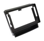 Комплект рамки с разъёмами 10" Toyota Alphard H20, Vellfire 2008-2014 (ПРАВ. руль с полочкой под магнитолой)накладка черная