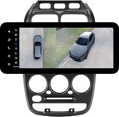 Магнитола для Hyundai Accent 2000-2011 (рамка 3 кнопки) - Teyes LUX ONE 360 монитор 12.3" 2K QLED на Android 10, Быстрая, CarPlay, 4G SIM-слот, 4 камеры в комплекте